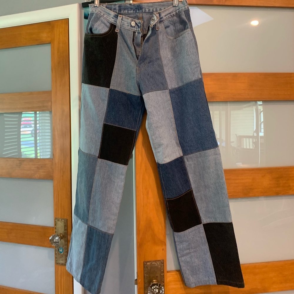 Patchwork Levi’s jeans